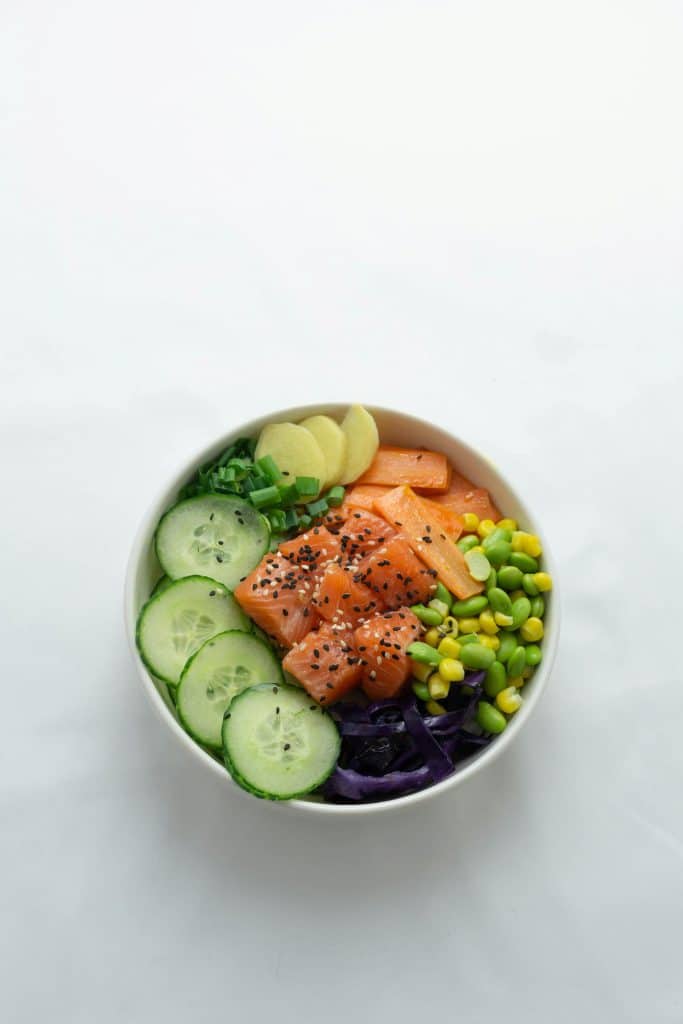 Spicy Salmon Poke Bowl