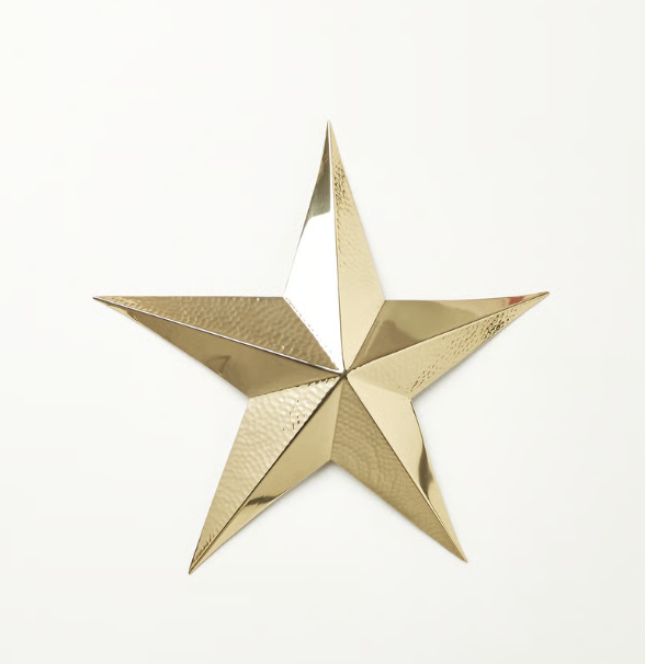 Hammered Star wall art