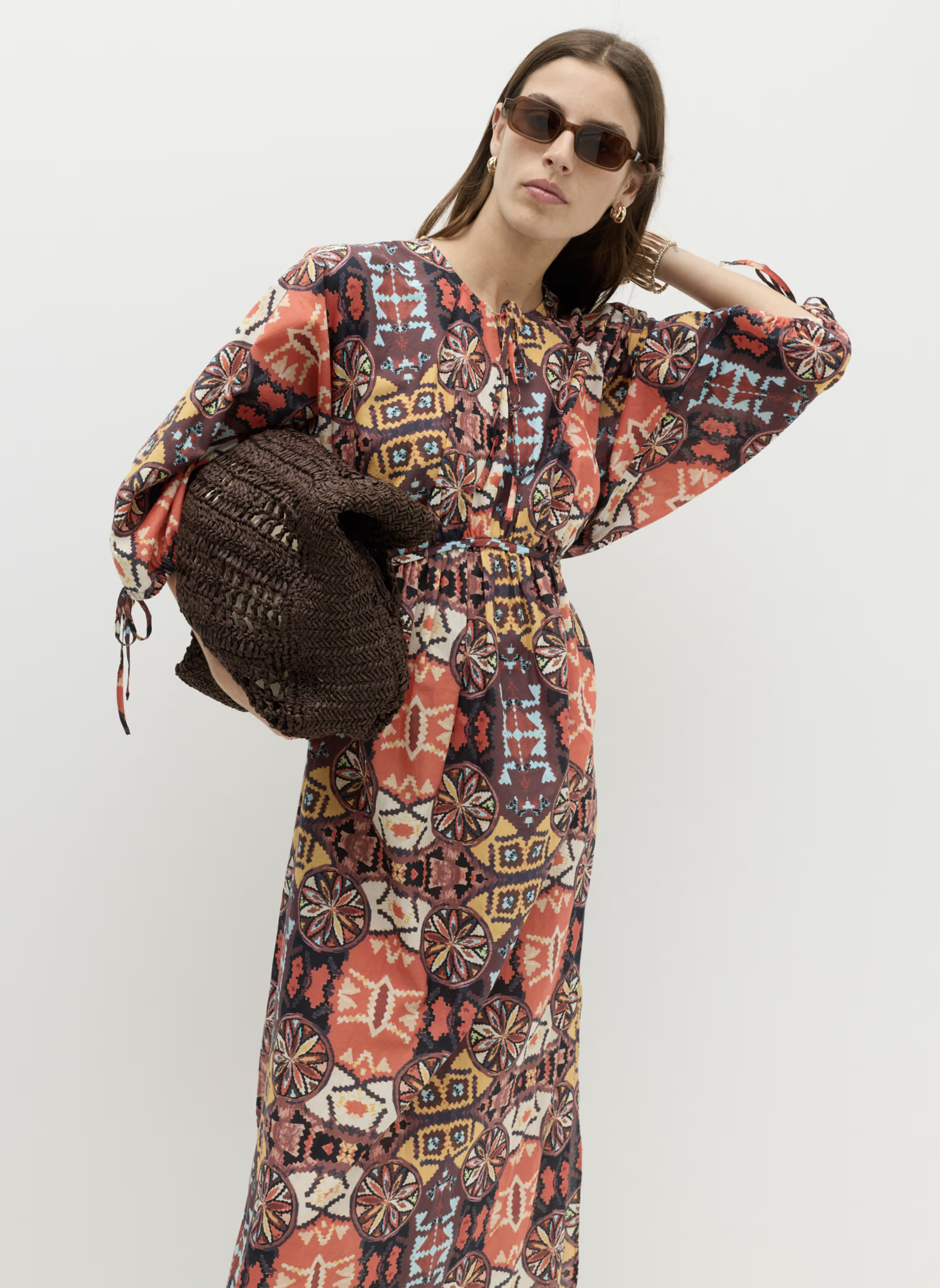 Pure Cotton Kaftan Dress