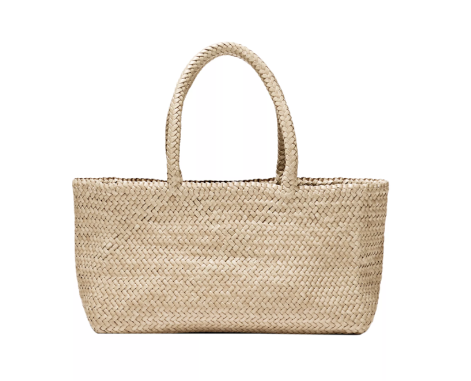 Medium Braided Nappa Leather Tote Bag