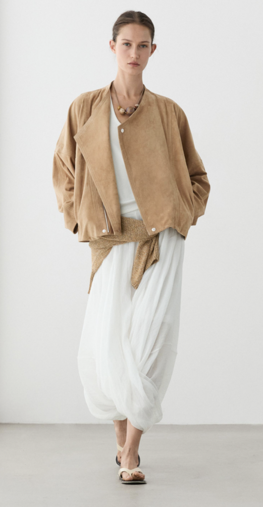 Double Breasted Suede Jacket